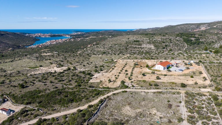 Aerial view of property